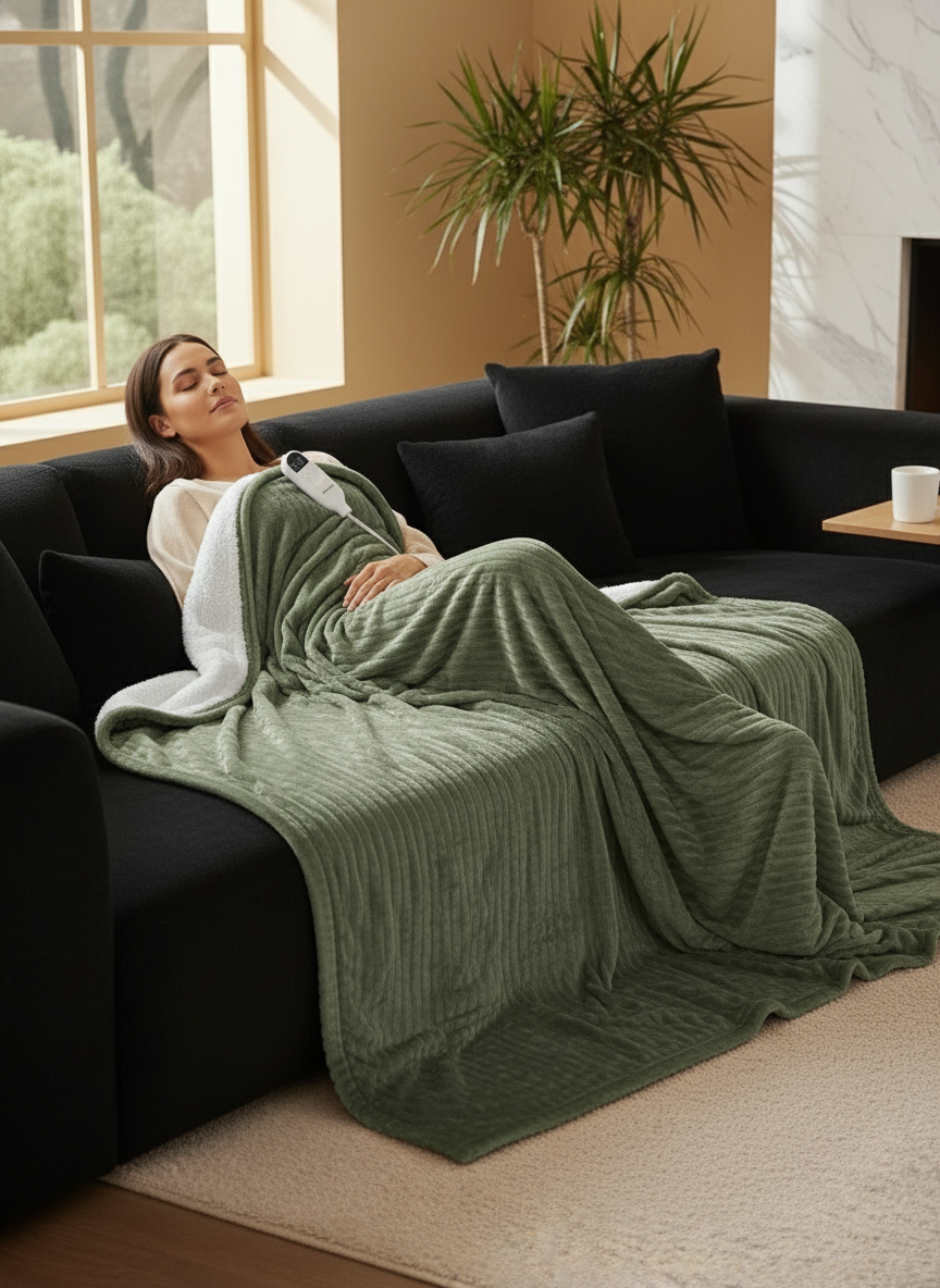 Flanell-Heizdecke – Warm & Extra Weich